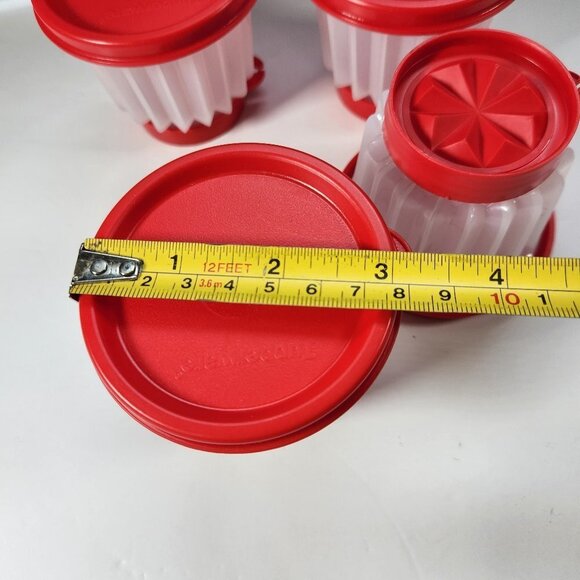 Tupperware Red and White Kitchen Food Storage Set - Picture 9 of 9